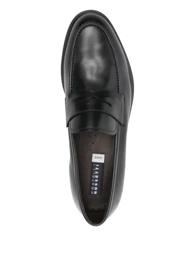 Fratelli Rossetti Penny Loafers In Black