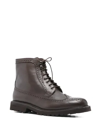 Fratelli Rossetti Leather Boots In Brown