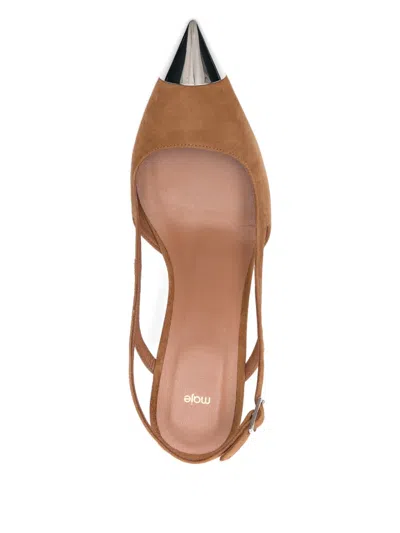 Maje Suede Pumps In Brown