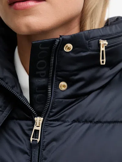 Joop Snap Buttons Coat In Blue