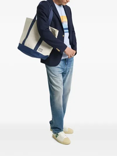 Gant Printed T-shirt In Blue