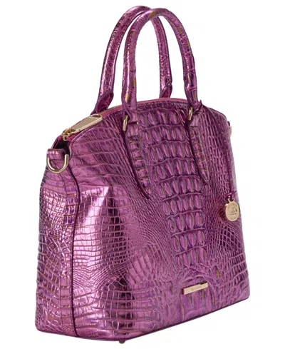 Brahmin Duxbury Leather Satchel Bag In Pattern