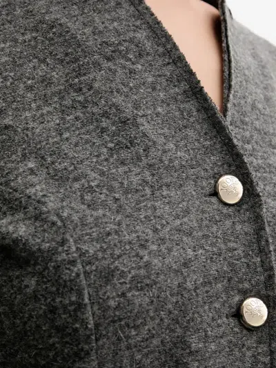 Joop Trudi Buttoned V-neck Cardigan In Gray