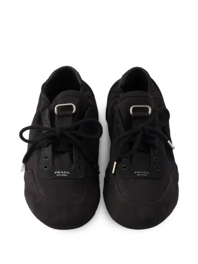 Prada Collapse Canvas Sneakers In Multi