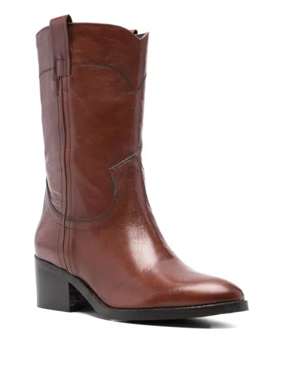 Curiosite Rovere 2808 Leather Boots In Multi