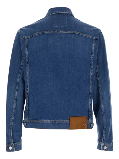 Jacob Cohen Pocket Button Jacket In Blue