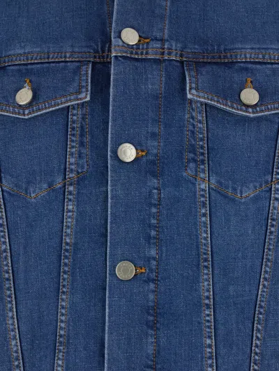 Jacob Cohen Pocket Button Jacket In Blue