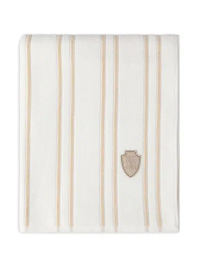 条纹LOGO毛巾布毛巾