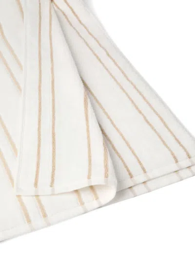 条纹LOGO毛巾布毛巾