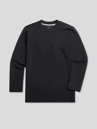 Fioboc Modal Blend Long Sleeve Tee In Black