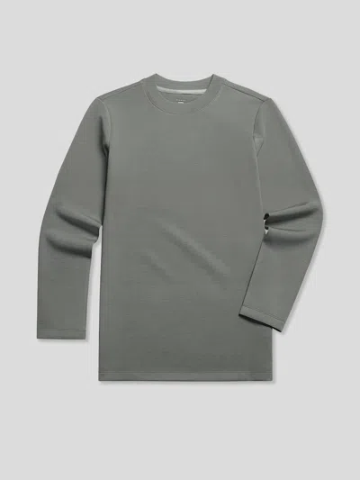 Fioboc Modal Blend Long Sleeve Tee In Gray