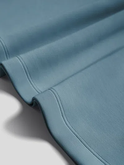 Fioboc Modal Blend Long Sleeve Tee In Blue