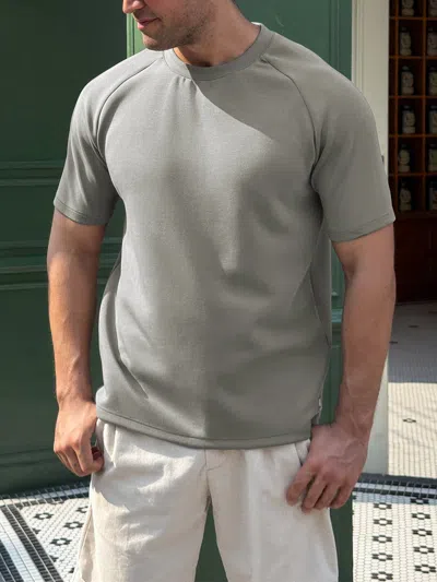 Fioboc Modal Blend Short Sleeve Raglan Tee In Black