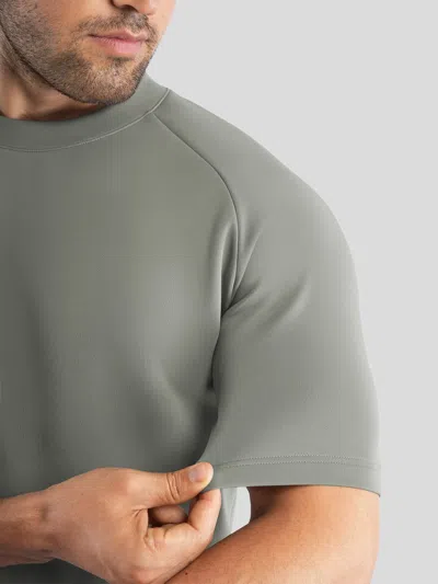 Fioboc Modal Blend Short Sleeve Raglan Tee In Black