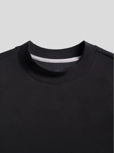 Fioboc Modal Blend Short Sleeve Tee: Classic Fit In Black