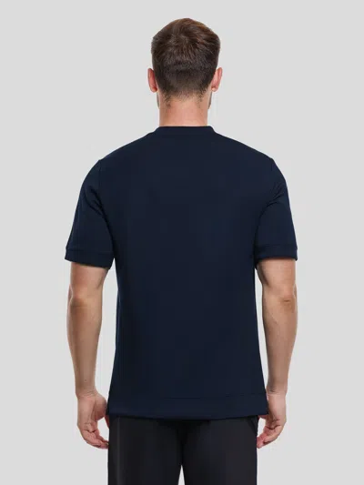Fioboc Modal Blend Short Sleeve Tee: Classic Fit In Blue