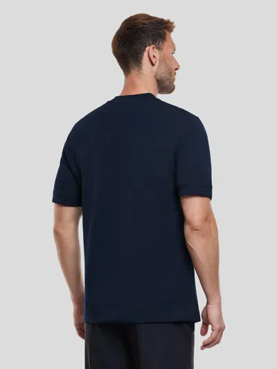 Fioboc Modal Blend Short Sleeve Tee: Classic Fit In Blue