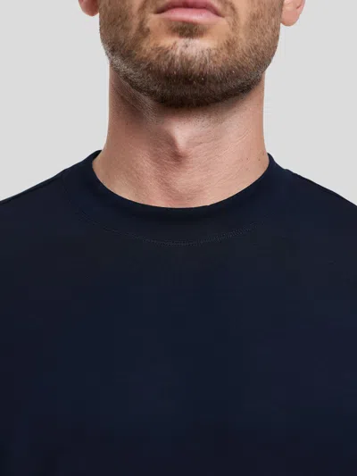 Fioboc Modal Blend Short Sleeve Tee: Classic Fit In Blue