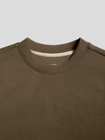 Fioboc Modal Blend Short Sleeve Tee: Classic Fit In Brown