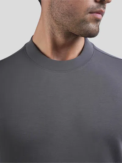 Fioboc Modal Blend Short Sleeve Tee:slim Fit In Gray