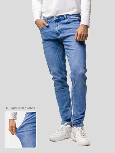 Fioboc Movemasters Stretch Jeans In Blue