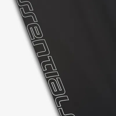 Essentials Tech Nylon Relaxed Track Pants In Black