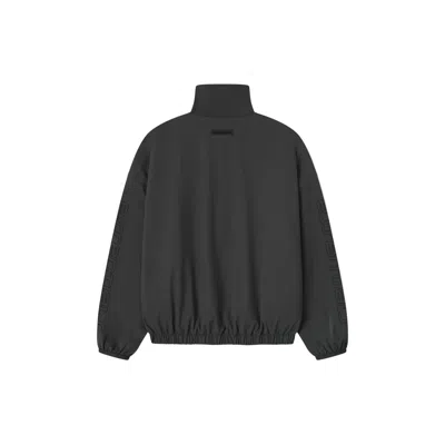 Essentials Tech Nylon Half Zip Track Jacket In Black