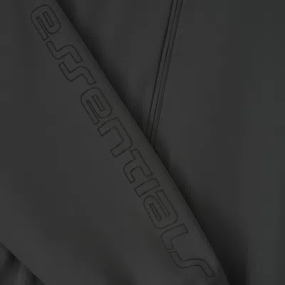 Essentials Tech Nylon Half Zip Track Jacket In Black