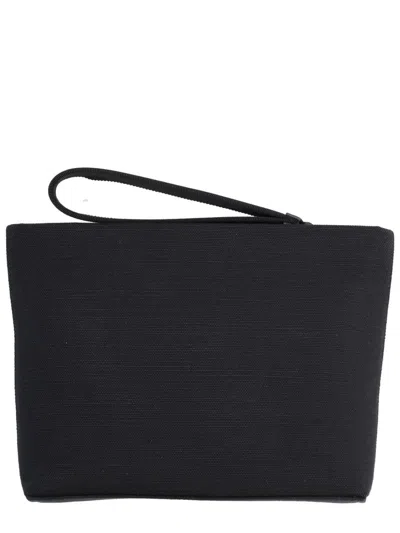 Givenchy Signature Clutch Bag Featuring Wrist Strap In Black