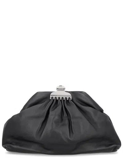 Marc Jacobs Medium Sculptural Clutch Bag In Black