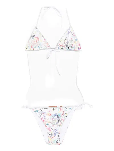 Missoni Triangle Bikini Swimsuit In Multi
