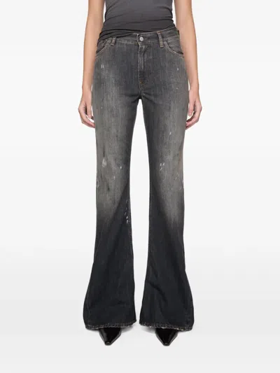 Acne Studios Multi-pocket Jeans In Black