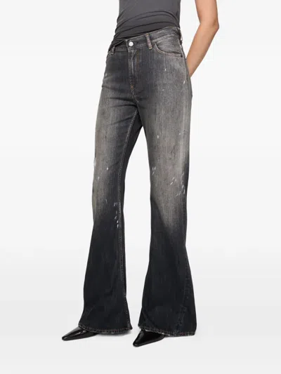 Acne Studios Multi-pocket Jeans In Black