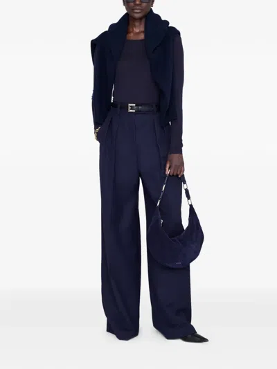 Anine Bing Kate Hobo Chain Shoulder Bag In Pink