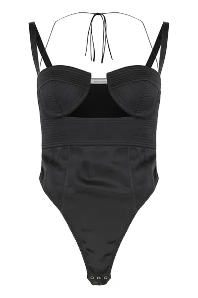 Anna October Body In Satin In Black