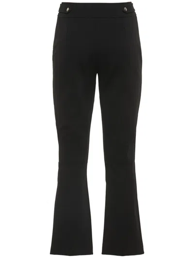 Max Mara Elegant Black Trousers, Flared And Versatile In Black