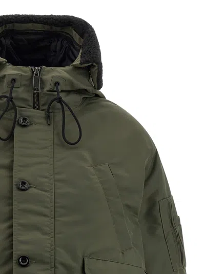 Carhartt Quilted Hooded Oltera Jacket In Green