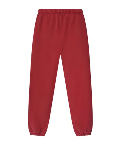Essentials Drawstring Logo-print Track Pants In Red