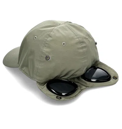 C.p. Company C.p.company Chrome-r Goggle Cap In Green