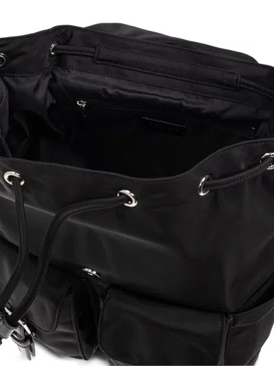 Tory Burch Functional Nylon Backpack With Multiple Pockets In Black