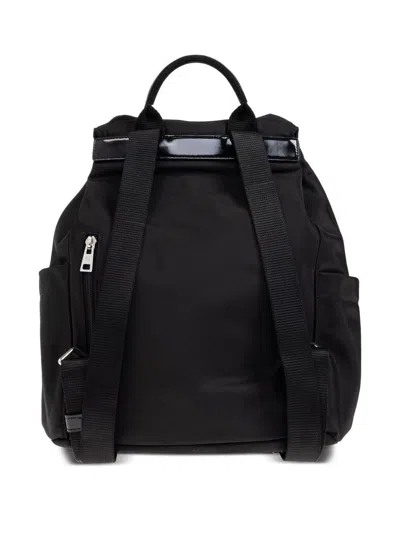 Tory Burch Functional Nylon Backpack With Multiple Pockets In Black