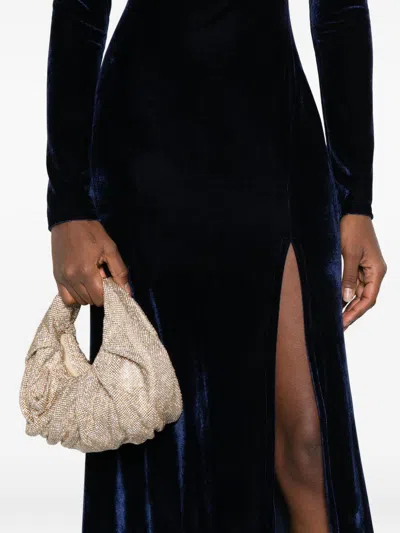 Benedetta Bruzziches Gold 'yennefer Crystal' Bag  In Neutral