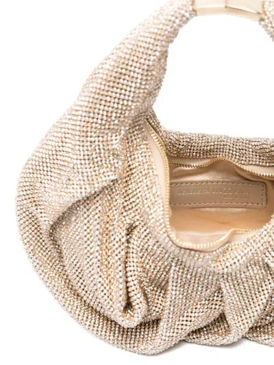 Benedetta Bruzziches Gold 'yennefer Crystal' Bag  In Neutral