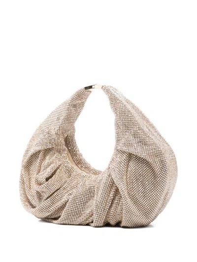 Benedetta Bruzziches Gold 'yennefer Crystal' Bag  In Neutral