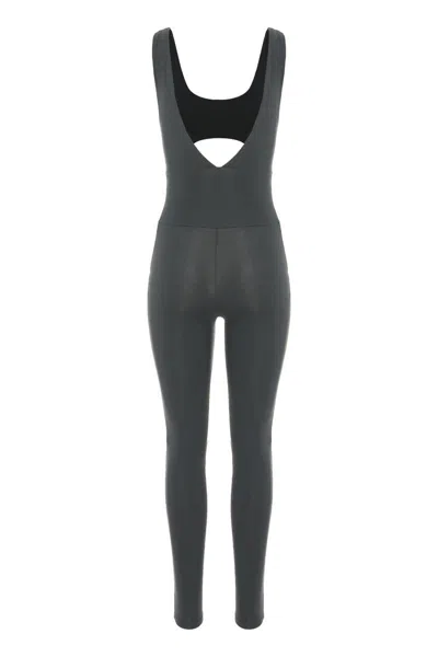 Live The Process Jumpsuit In Technical Fabric In Gray