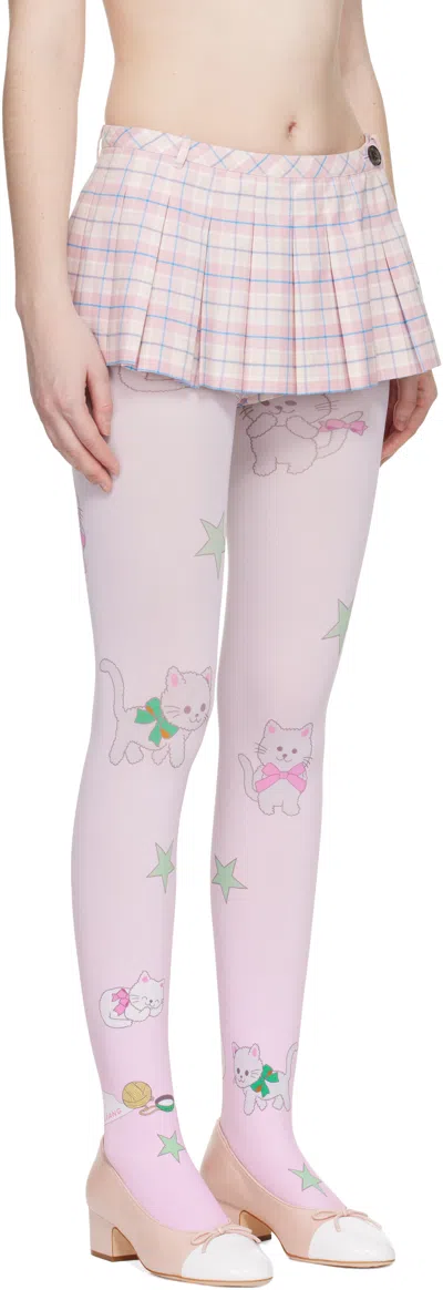 Sandy Liang Franc Skort In Pink