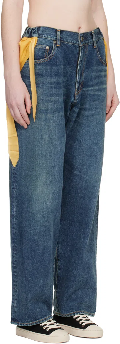 Undercover Blue Uc1 E8503 Jeans In Blue