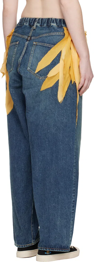 Undercover Blue Uc1 E8503 Jeans In Blue