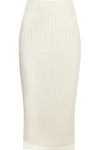 Joseph Woman Ribbed-knit Skirt White