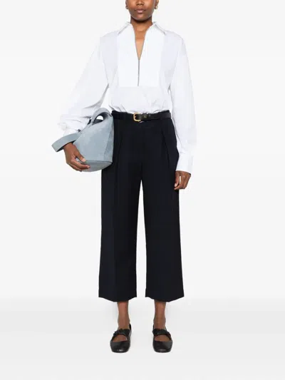 Brunello Cucinelli V-neck Blouse In White